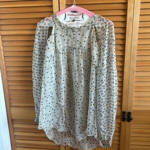 Isabel Marant Cream and Black Blouse